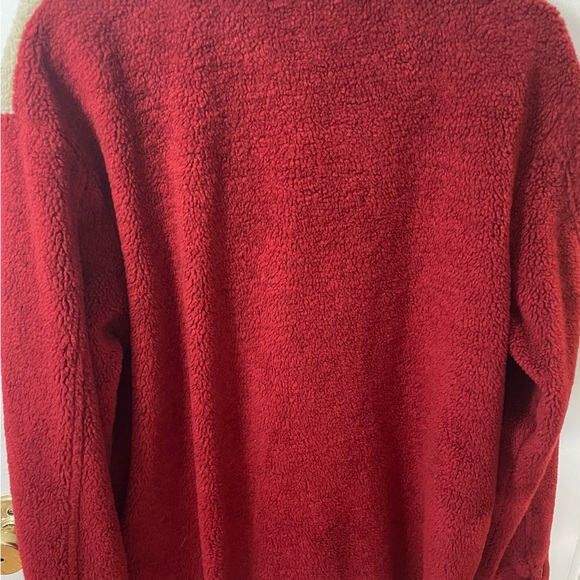 Vintage TEDDI Burgundy and Cream Jacket w/Black collar Quilted Diamond Pattern - Picture 7 of 16